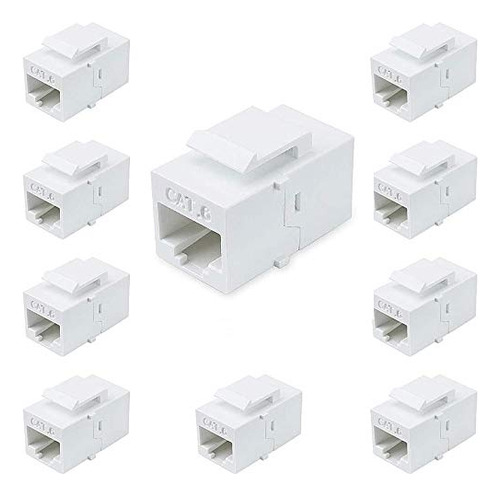 Victek Hembra A Hembra Cat6 Keystone Rj45 Acopladores, Paque