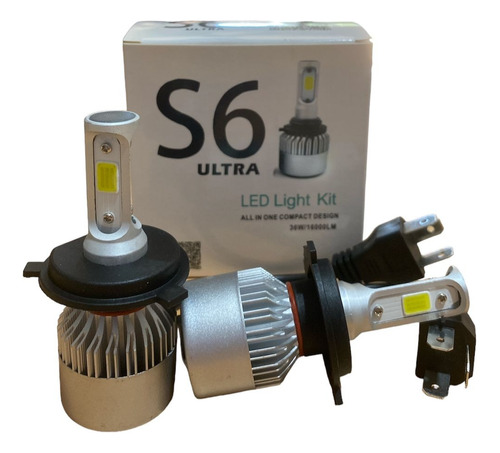 Kit Lampara Led Cree Cob S6 H4 6ta Generación 16000 Lumens 