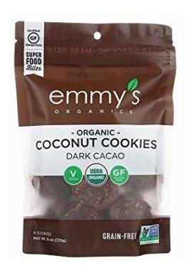 Emmys Orgánicos Oscuros Cacao Macarrones, 6 Oz