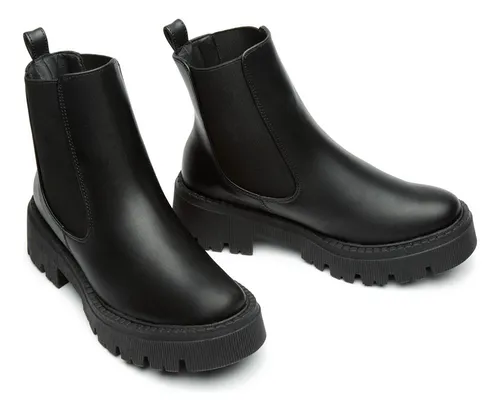Botas chelsea store negras mujer