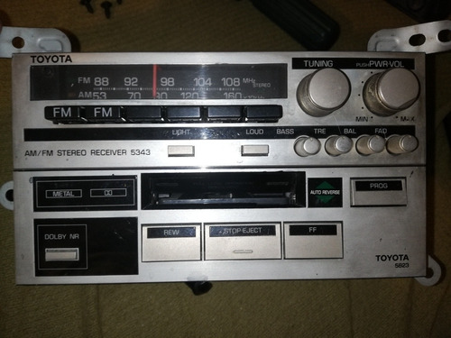 Radio Cassette  Toyota Antiguo 