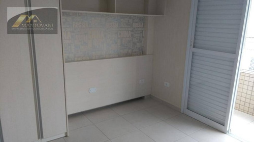 Imagem 4 de 30 de Apartamento Com 3 Dormitórios À Venda, 124 M² Por R$ 580.000 - Canto Do Forte - Praia Grande/sp - Ap2714