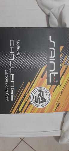 Molinete Challenge 9000 Carbon Long Cast (semi-novo) Preto Esquerdo (Usado)