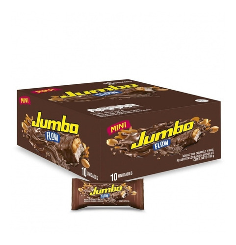 Chocolatina Jumbo Flowleche *10 - Kg a $1150