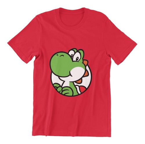 Polera Unisex Mario Bros Yoshi Arte Game Algodon Estampado