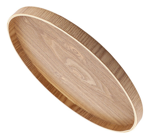Bandeja De Madera Para Servir Té, Frutas Y Caramelos, 33 Cm