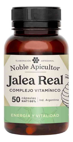 Noble Apicultor Jalea Real 50 Caps Vitaminas Resistencia