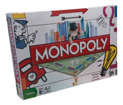Monopolio (monopoly) Juego De Mesa/compra De Propiedades