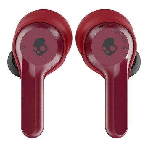Imagen 2 de 3 de Audífonos in-ear inalámbricos Skullcandy Indy deep red