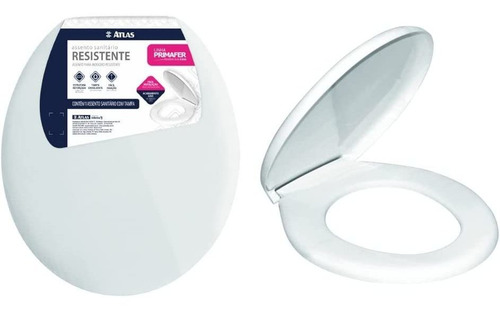 Assento Sanitário Oval Branco Primafer Atlas Pr1064-2