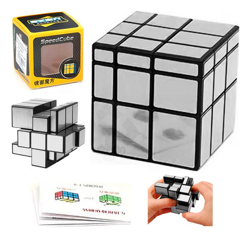 Paquete Cubos (3x3, Mirror, Megaminx Y Pyraminx) Base Negra