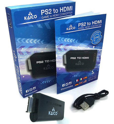 Edición Kaico - Conversor Hdmi Playstation 2 Ps2 - Ps2 A...