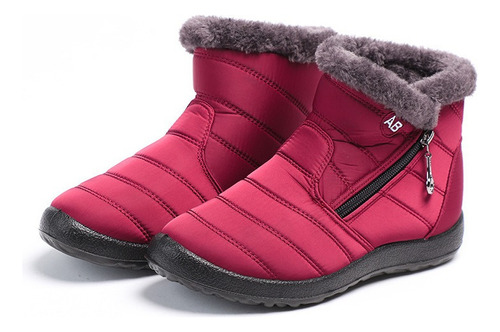 Botas De Invierno De Mujer Impermeables Y Abrigadas.