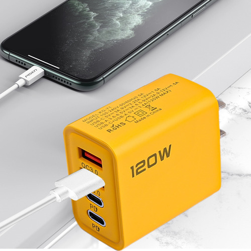 Adaptador De Cargador Usb Pd Dual, Enchufes Del Reino Unido,