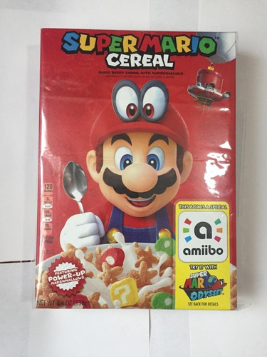 Super Mario Bros Cereal Oficial(nuevo/no Comestible)