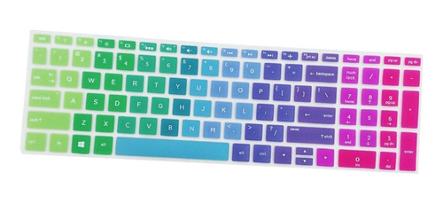 Cubierta Protectora De Teclado De Silicona Para Hp 15.6