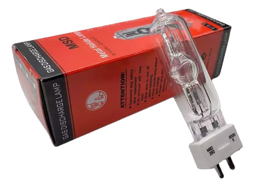 Ampolleta Estudio Lámpara Descarga Msd 250/2 250 Watt Gy9.5