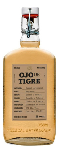 Mezcal Ojo De Tigre Reposado 750 Ml