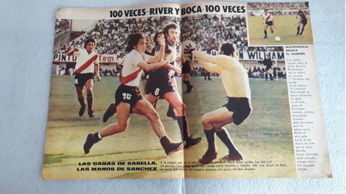 Póster 100 Veces River-boca Año 1974