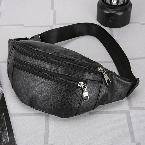 Riñonera, Bandolera De Piel, Paquete De Lujo Para Hombre