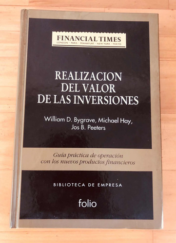 160. Libro Realizacion Del Valor De Las Inversiones -bygrave