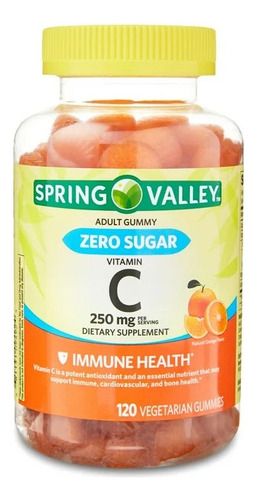 Nature Made Vitamina C 250mg Con 120 Gomitas Salud Inmunidad Sabor S/n