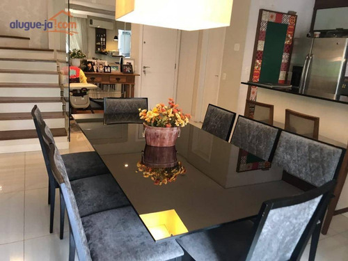 Apartamento House Garden Semi Mobiliado No Brooklin Novo - Ap11145