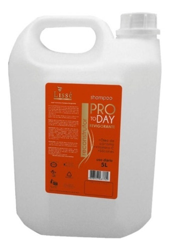 1 Shampoo Revigorante E 1 Shampoo Nutrição Galão 5lt Lissé