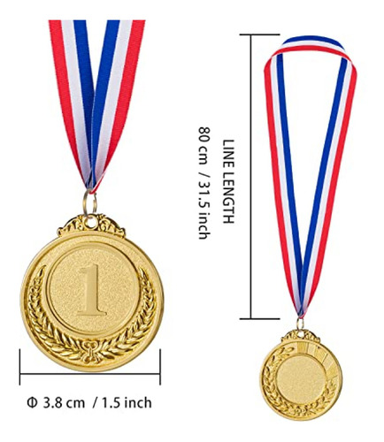 Trofeo Abaokai 12 Piezas Mini Oro Plata Bronce Premio Medall