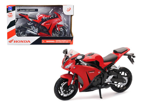 Moto Honda Cbr1000rr Blanca, Escala 1:12