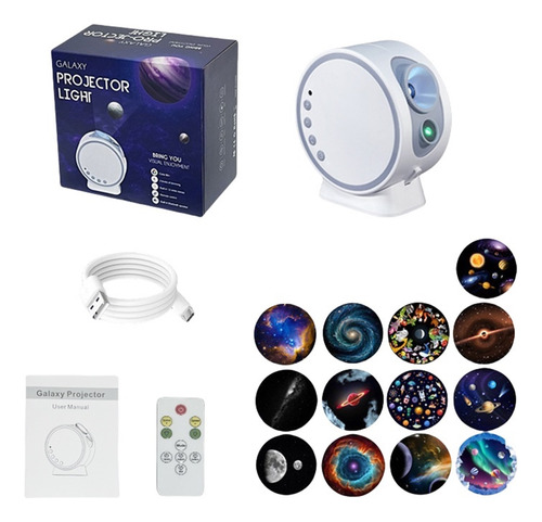Control Remoto Proyector Luz Nocturna Estrellas Galácticas