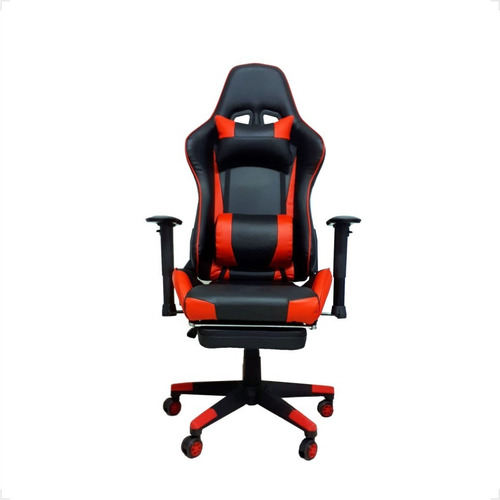 Imagen 2 de 7 de Sillon Gamer Reclinable Pc Gaming Ergonómico Eco Cuero