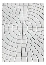 Comprar Adoquin Circular Gris Chico 40x40 - Mosaicos Lanik