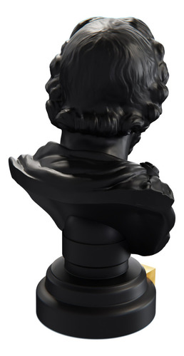 Estátua Busto Epiteto Filósofo Grego - Estoicismo Cor Cor aurum noctis