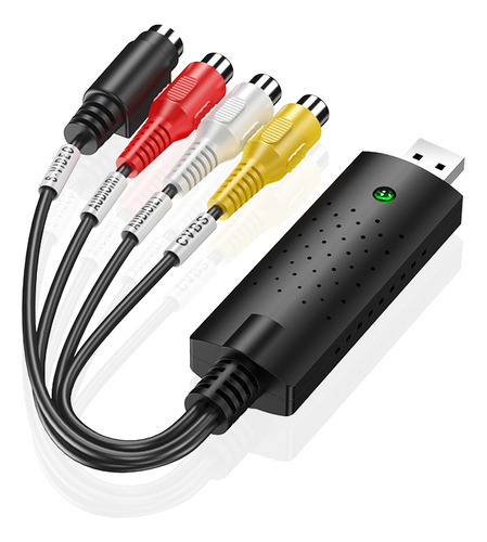 Adaptador De Placa De Captura De Áudio E Vídeo Usb Para Dvd