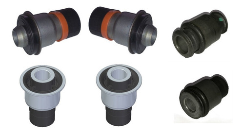 Imagen 1 de 7 de Kit Bujes Travesaño De Motor Nissan Tiida- 6 Piezas