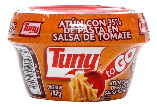 3 Pza AtĂșn Tuny To Go Estilo Bolognesa Con Pasta 140 G