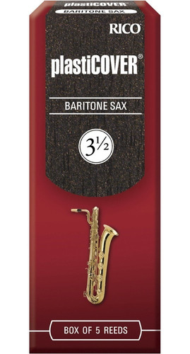 Cañas Daddario Plasticover Saxo Baritono Nº 3.5 Rrp05bsx350