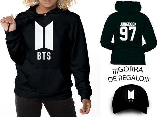 Sudadera Bts Unisex Con Capucha Con El Nombre De Tu Favorito