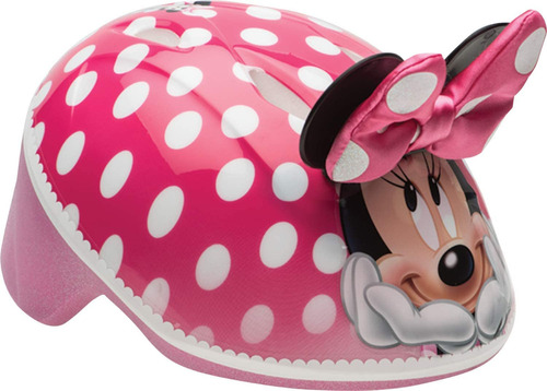 Disney Minnie Mouse Casco De Bicicleta Para Niños Pequeños