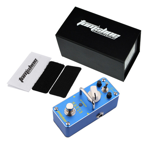 Pedal De Efectos Bypass Amo-3 Aroma Con True Pedal Bit Mini