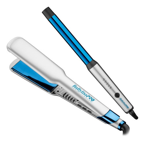 Combo Babyliss Titanium Plancha 1.5 Pulgadas + Rizador 25mm