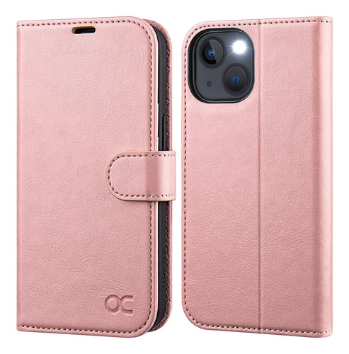 Funda Ocase Para Iphone13 Mini Wallet Anti-caida Soft Tpu Ro