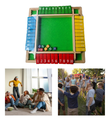 Juego De Mesa Con Tapa Digital, Juego De Mesa Cuatro Colores