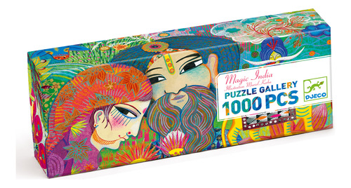 Puzzle Gallery India Magica 1000 Piezas Para +9 Años- Djeco 
