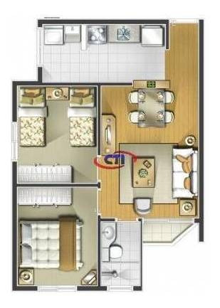 Imagem 15 de 22 de Apartamento 2 Dormitórios A Venda, Demarchi, São Bernardo Do Campo. - Ap1001