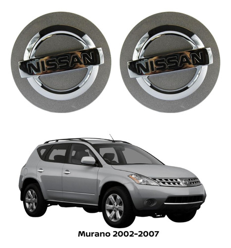 Tapón Rines De Lujo 2pz Murano 2004 Nissan