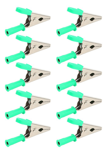 Pinza De Prueba Green Green Spring, 10 Unidades, Cocodrilo J