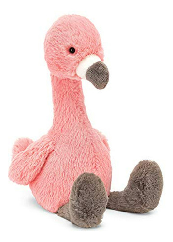 Jellycat Bashful Flamingo Peluche, Pequeño, 7 Pulgadas