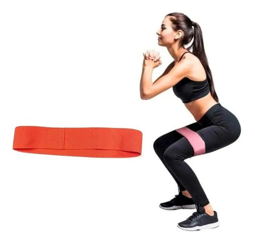 Tiraband Banda Elastica Circular De Tela Gluteos Fitness Gym